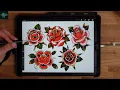 5 Easy Old School Roses and how to Draw them How to draw a tattoo design
