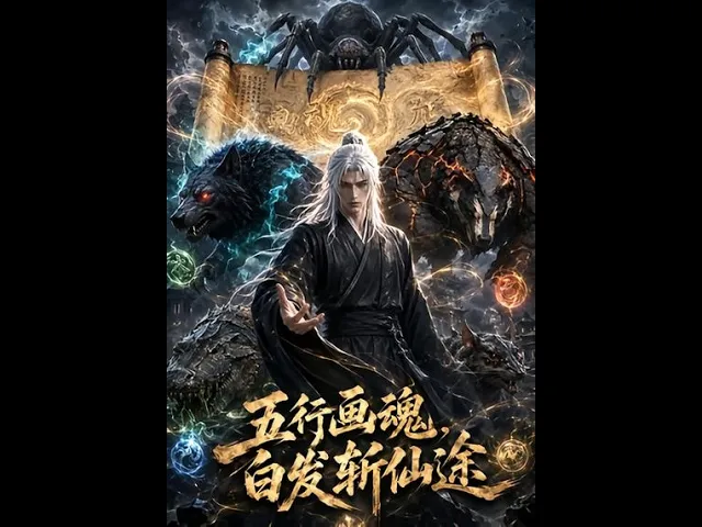 五行画魂,白发斩仙途