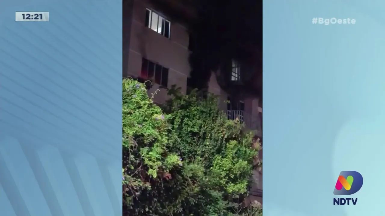 Videira: Incêndio que destruiu metade de um apartamento pode ser criminoso