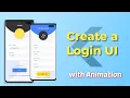 flutter login page ui design Flutter UI Tutorial Speed Coding