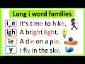 Long I word families - i