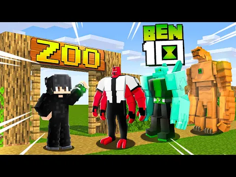 Video Thumbnail: I Opened a ZOO with BEN10 in Minecraft!!