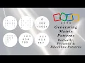 Generating Matrix Patterns Butterfly Pyramid Rhombus Patterns