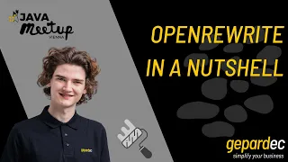 Secure Java Code Upgrade mit OpenRewrite - Simon Gartner JAVA Vienna Meetup