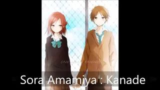 sora amamiya kanade ed isshukan frends 