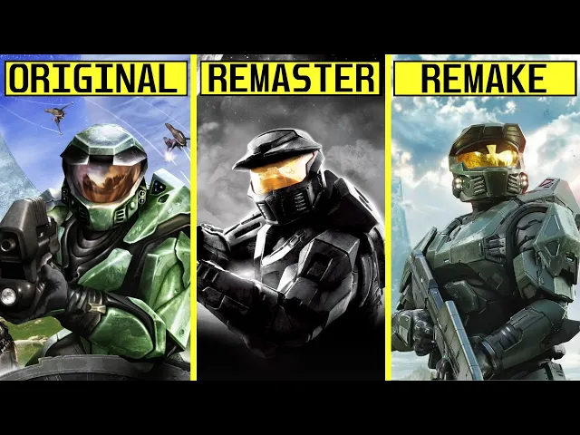 Halo: Campaign Evolved - Original vs Remaster vs Remake Graphics Comparison | Vertical video