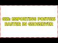 GIS Importing PostGIS raster in GeoServer