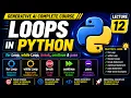Loops in Python Explained for Loop while Loop break continue pass Gen AI Course L12