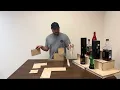 3-Tier Heavy Duty Corner Display Stand - Setup Instructions