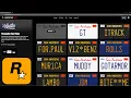 GTA 5 - NEW Custom LICENSE PLATE Creator is Live Custom Plates Guide