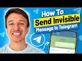 How To Send Invisible Message In Telegram 2026