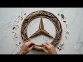 Building a Mercedes logo from scratch