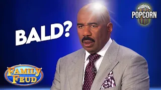 Best BALD Questions and Answers That BROKE Steve Harvey! | Family Feud