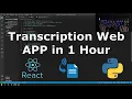 Coding a Transcription Web App in ONLY 1 Hour ASMR Programming No Talking