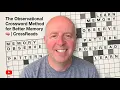 The Observational Crossword Method for Better Memory CrossReads 63