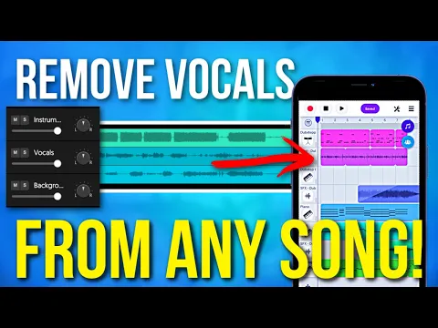 Download MP3 How I Remove Vocals \u0026 Instrumentals From Songs