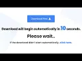 Download Button With A Countdown Timer To Download Files Automatically - HTML CSS Javascript