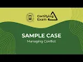 CE Sample Case Managing Conflict