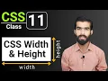 CSS Tutorial CSS Height and Width CSS full course for beginners Class 11
