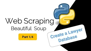 Web Scraping with Beautiful Soup - Create a Lawyer Database Excel PostgreSQL Part