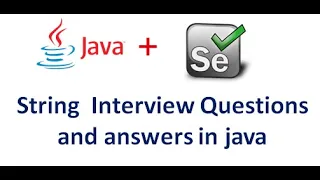 String interview Questions and Answers in Java
