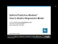 How to Build a Regression Model