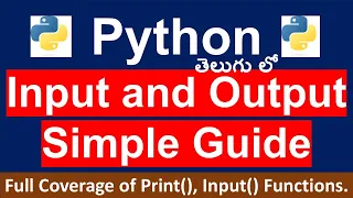 Python Printing User Input Made Easy With Real Examples in Telugu