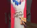 Love Birds Tattoo Mehndi Design Dollyarts shorts
