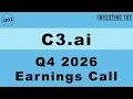C3 ai Q4 2026 Earnings Call Enterprise Generative AI Application Pilot Conversions Lift Sales