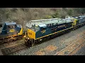 Fall Frenzy On The CSX Ft 8 Heritage Units Foreign Power Much More Cumberland MD Fall 2025