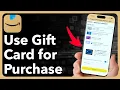 How To Buy Something On Amazon With A Gift Card