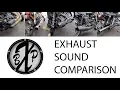 FIVE Exhaust Sound Comparison TBR BASSANI RINEHART THUNDERHEADER VANCE HINES