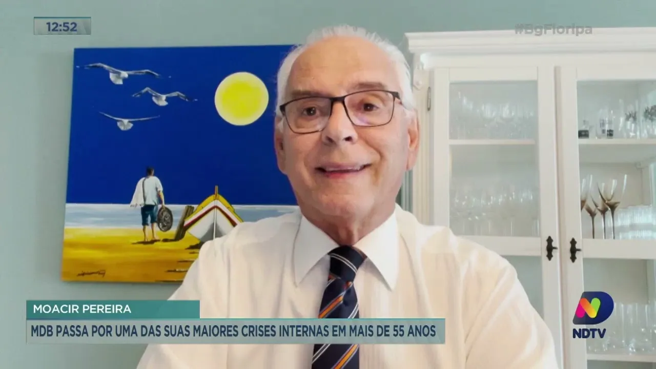 Moacir Pereira: MDB passa por uma das suas maiores crises internas em mais de 55 anos