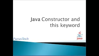 Constructor And This Keyword - Part-15