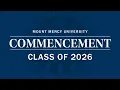 Mount Mercy Commencement Class of 2026 - May 17 2026