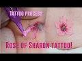 Rose of Sharon friendship tattoo process Color b Tattoo