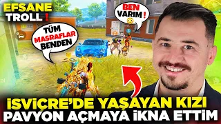 İSVİÇRE’DE YAŞAYAN KIZI PAVYON AÇMAYA İKNA ETTİM 😂 | PUBG MOBILE