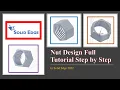 Nut Design Full Tutorial Step By Step Using Solid Edge Solid Edge 2022