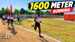 TA Bharti 1600 Meter Time Trial | 4:35 Wale Runners Ka Real Performance