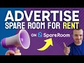 How to ADVERTISE a Spare Room for Rent on SpareRoom Step by Step