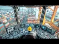 Life Inside the World s Tallest Tower Crane Operator Lifting Millions of Containers