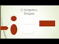 How to draw different shapes using C Graphics