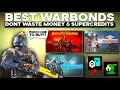 Helldivers 2 TOP 5 BEST WARBONDS YOU SHOULD BUY FIRST - BEST WEAPONS STRATAGEMS save supercredits