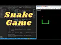 ASMR Programming - Coding a Snake Game A snake game with Javascript