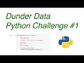 Dunder Data Python Challenge