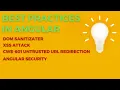 Angular - How to By-Pass Angular Inbuilt Security Data Sanitizer