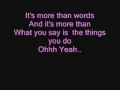 Download Lagu Westlife-More Than Words Lyrics