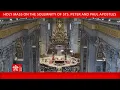 Download Lagu June 29 2025 Holy Mass on the Solemnity of Saints Peter and Paul Apostles - Pope Leo XIV