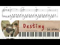 YUNGYU (8TURN) - Destiny (Serendipity's Embrace OST) | Piano Tutorial | Sheet Music