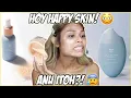 Download Lagu NEW! HAPPY SKIN COOLING SERUM FOUNDATION \u0026 RESCUE ME SUN GEL PRIMER! HAPPY SKIN WHAT IS THIS?!